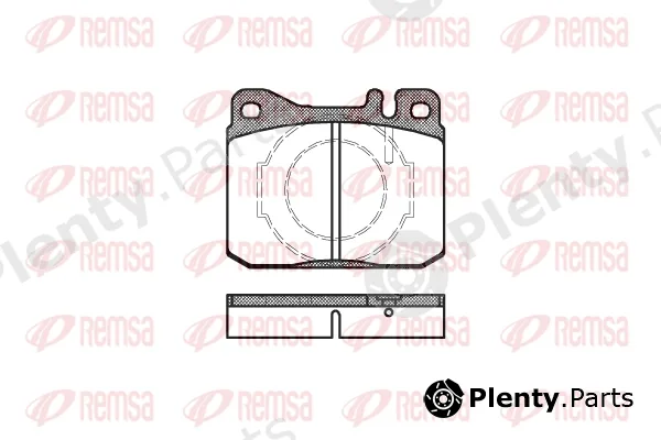 Flexible Drive 001040 — Brake Pad Set, disc brake