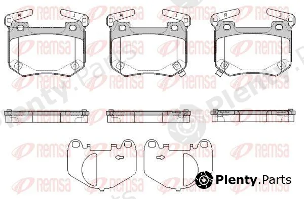 Flexible Drive 184902 — Brake Pad Set, disc brake