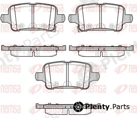 Flexible Drive 162802 — Brake Pad Set, disc brake