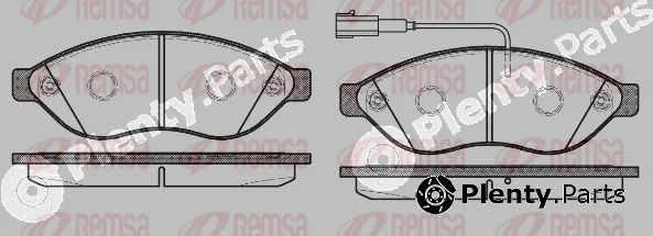 Flexible Drive 123712 — Brake Pad Set, disc brake