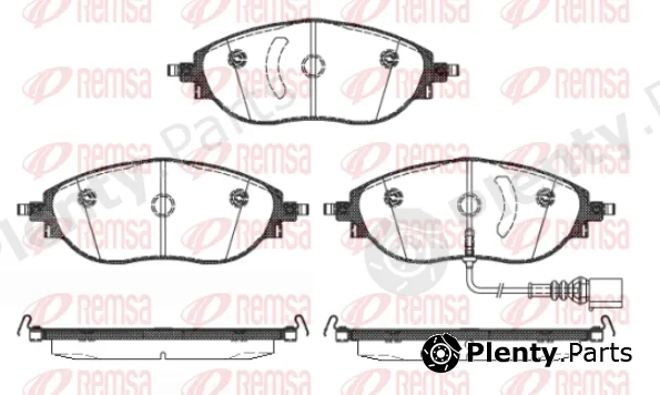 Flexible Drive 147001 — Brake Pad Set, disc brake