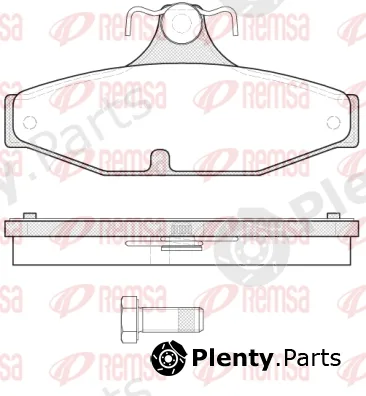 Flexible Drive 033510UC — Brake Pad Set, disc brake