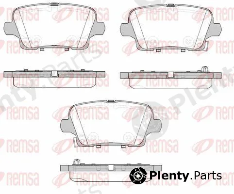 Flexible Drive 182102 — Brake Pad Set, disc brake