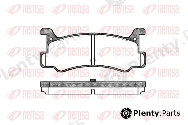 Flexible Drive 021300 — Brake Pad Set, disc brake