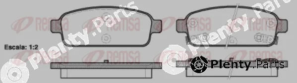 Flexible Drive 143202UC — Brake Pad Set, disc brake