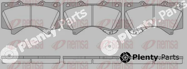 Flexible Drive 127102 — Brake Pad Set, disc brake