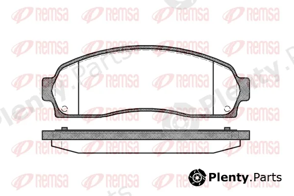 Flexible Drive 080500 — Brake Pad Set, disc brake