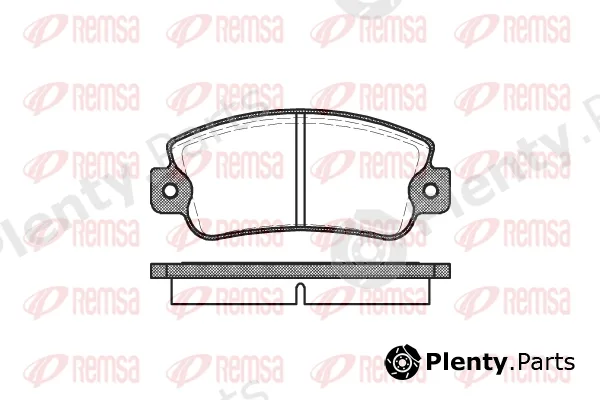 Flexible Drive 002520 — Brake Pad Set, disc brake