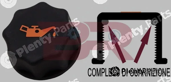 Botto Ricambi BRM1568 — Sealing Cap, oil filler neck