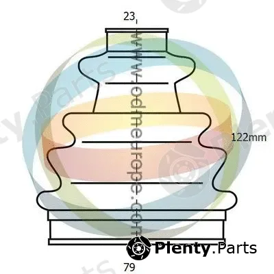 4X4 Estanfi EST-21-990183 — Bellow Kit, drive shaft