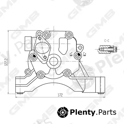GMB GOAS-70A — Oil Pump