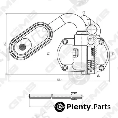 GMB GOAS-106A — Oil Pump