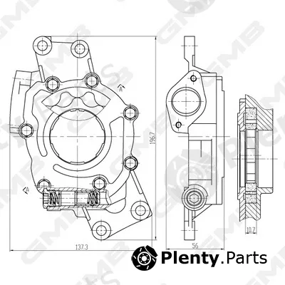 GMB GOAS-109A — Oil Pump