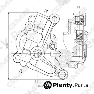 GMB GOAS-124A — Oil Pump