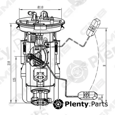 GMB GFPS-134A — Fuel Feed Unit