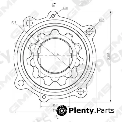 GMB GOAS-104A — Oil Pump