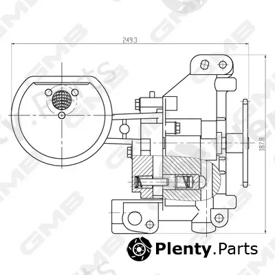 GMB GOAS-89A — Oil Pump