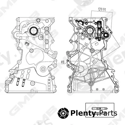 GMB GOAS-174A — Oil Pump
