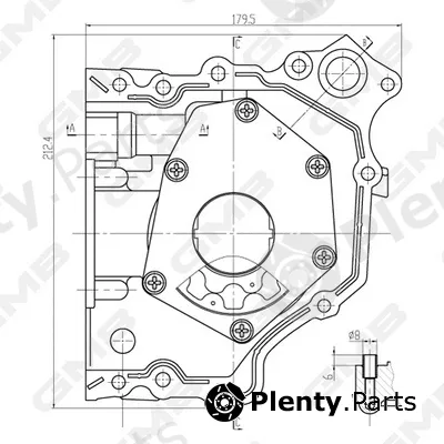 GMB GOAS-102A — Oil Pump