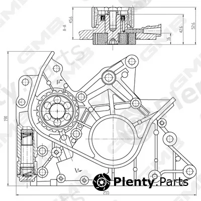 GMB GOAS-161A — Oil Pump