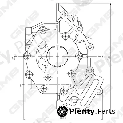 GMB GOAS-101A — Oil Pump