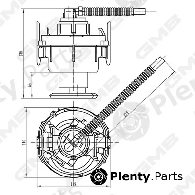 GMB GFPS-017A — Fuel Feed Unit
