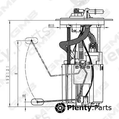 GMB GFPS-005A — Fuel Feed Unit