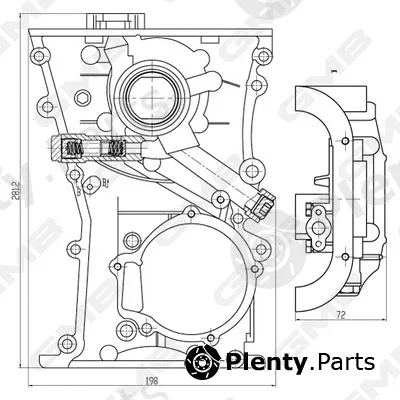 GMB GOAS-112A — Oil Pump