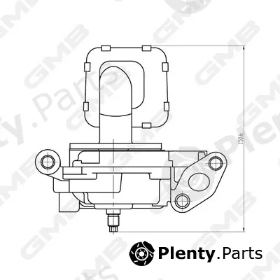 GMB GOAS-131A — Oil Pump