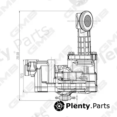 GMB GOAS-91A — Oil Pump