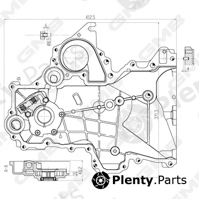 GMB GOAS-175A — Oil Pump
