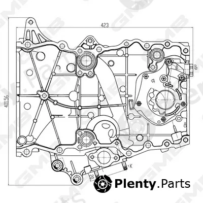 GMB GOAS-141A — Oil Pump