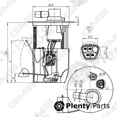 GMB GFPS-007A — Fuel Feed Unit