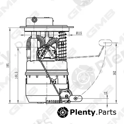 GMB GFPS-004A — Fuel Feed Unit