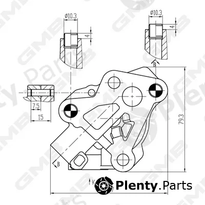 GMB GOAS-103A — Oil Pump
