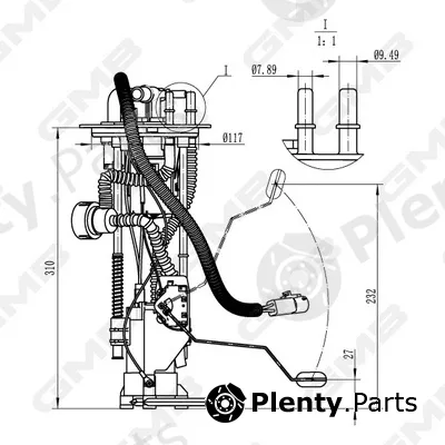 GMB GFPS-006A — Fuel Feed Unit