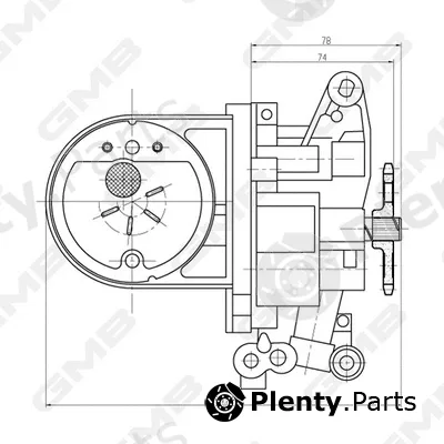 GMB GOAS-87A — Oil Pump