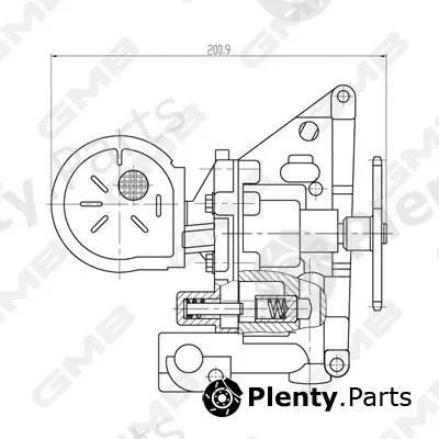 GMB GOAS-93A — Oil Pump