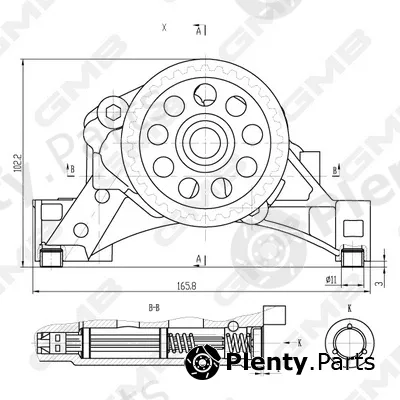 GMB GOAS-68A — Oil Pump