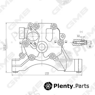 GMB GOAS-71A — Oil Pump