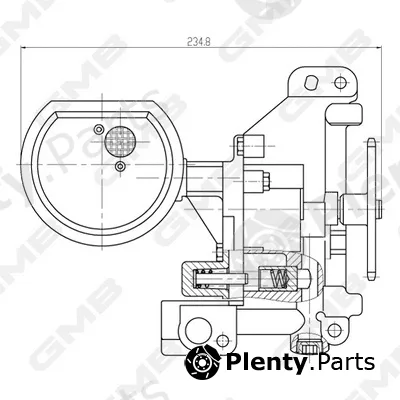 GMB GOAS-90A — Oil Pump