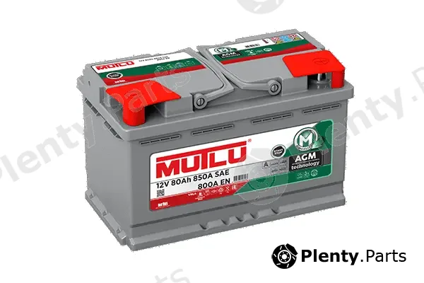 Mutlu Battery AGM.L4.80.080.A — Starter Battery AGM