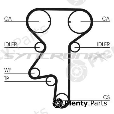 Syncronix SY610975PE — Water Pump & Timing Belt Kit