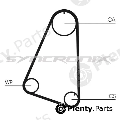 Syncronix SY110504PE — Water Pump & Timing Belt Kit