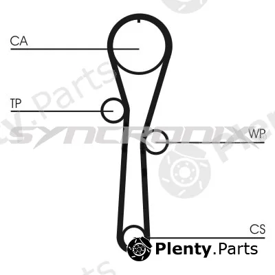 Syncronix SY1101045PE — Water Pump & Timing Belt Kit