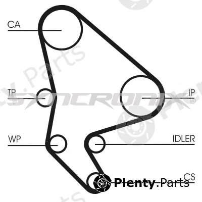 Syncronix SY210986PE — Water Pump & Timing Belt Kit