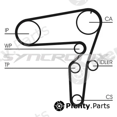 Syncronix SY2101105PE — Water Pump & Timing Belt Kit