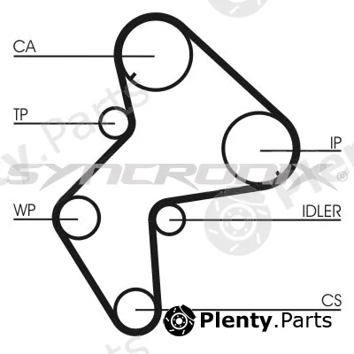 Syncronix SY110772PE — Water Pump & Timing Belt Kit