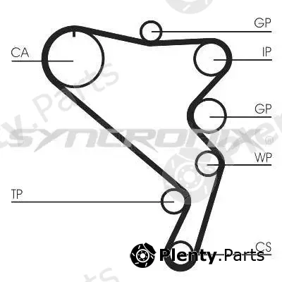 Syncronix SY1101120PE — Water Pump & Timing Belt Kit