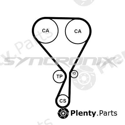 Syncronix SY2101188PE — Water Pump & Timing Belt Kit